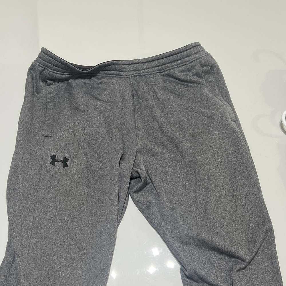 Under Armour Dark Heather Gray Athletic Joggers